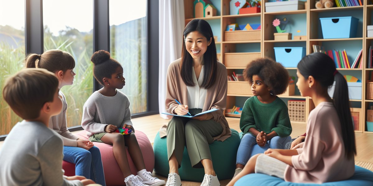 Modern ve aydınlık terapi odası